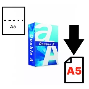 Papel Double A (categoria A), A5, 80 g, 500 folhas