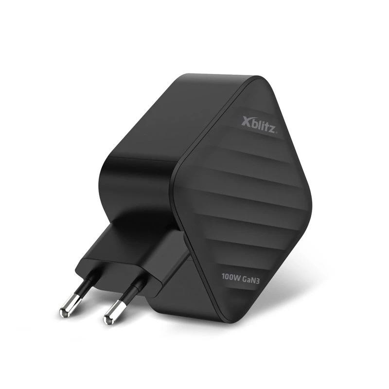 Carregador Xblitz XC3 USB-C PD 100W GaN3 — fonte de alimentação, carregamento rápido PD
