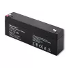 Bateria AGM selada QOLTEC 12V 2,3Ah para sistemas UPS e de backup, descarga máx. 34,5A