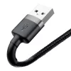 Baseus Cafule 1 m preto, cinzento