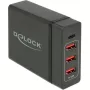 Carregador de parede USB DeLOCK 63974 Universal Preto AC Interior
