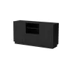Cómoda Cama LIVERTI 150x42x78 cm, preto, aglomerado, 1 gaveta