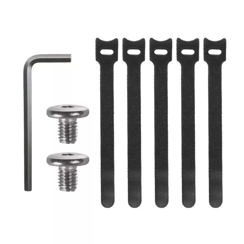 Organizador de cabos para secretária MACLEAN MC-105 W – aço, branco, carga máx. 5 kg, adequado para espessura de mesa 0,5–50 mm