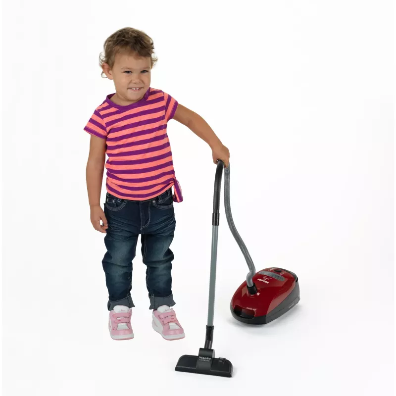Aspirador Miele, brinquedo doméstico infantil vermelho
