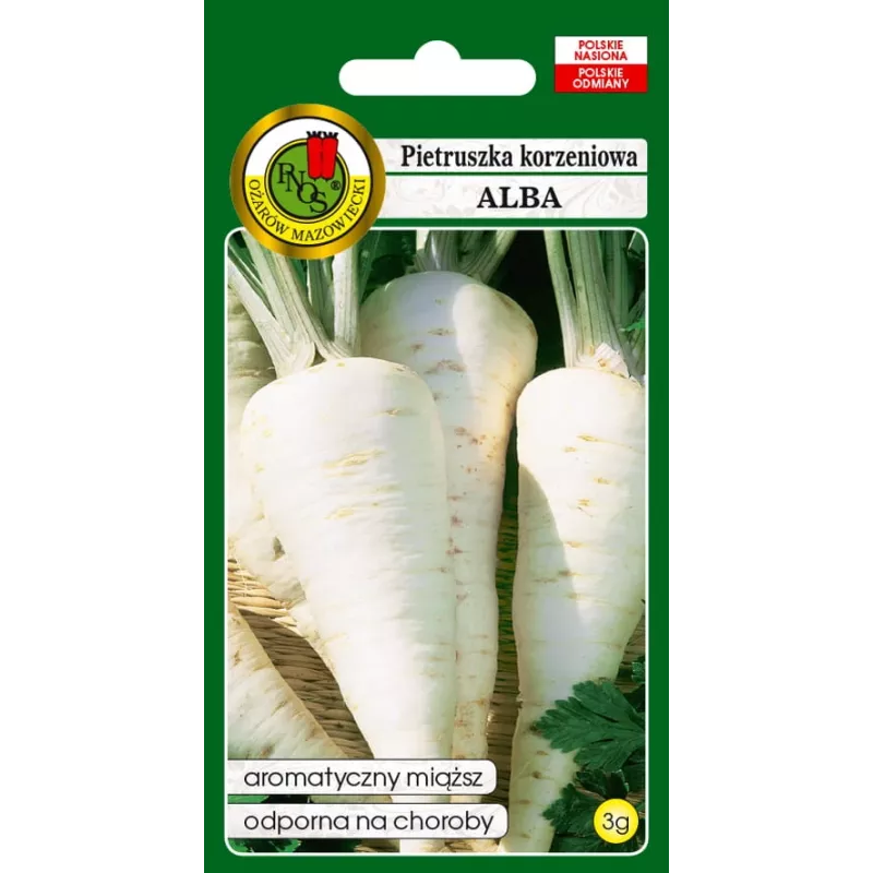 PNOS salsa de raiz Alba sementes de hortícolas, 3 g