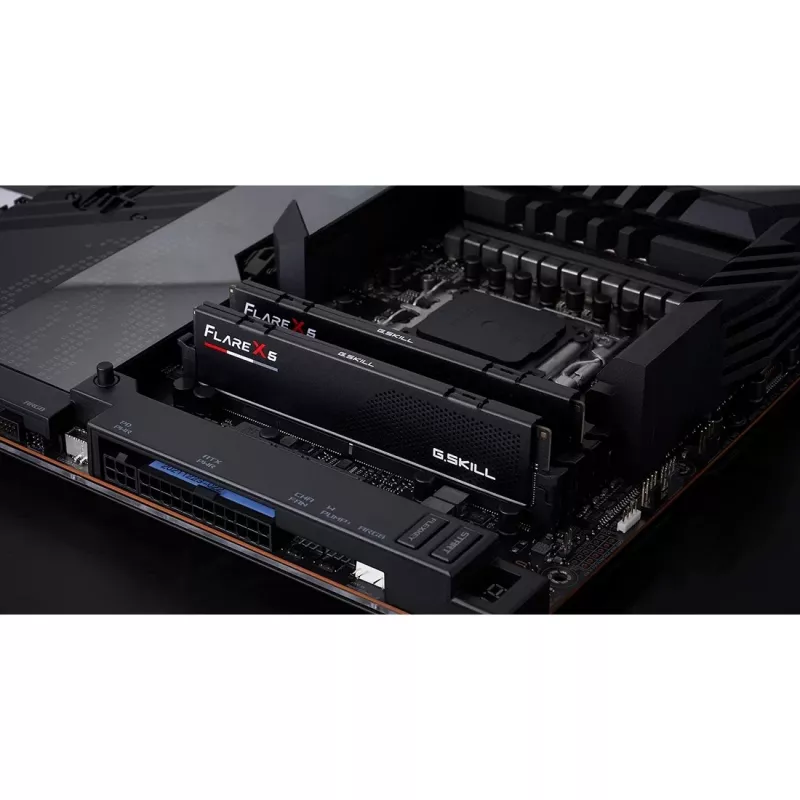 DIMM 48 GB DDR5-6000 (2x 24 GB) Dual-Kit, memória RAM preta, F5-6000J4048F24GX2-FX5, Flare X5, AMD EXPO