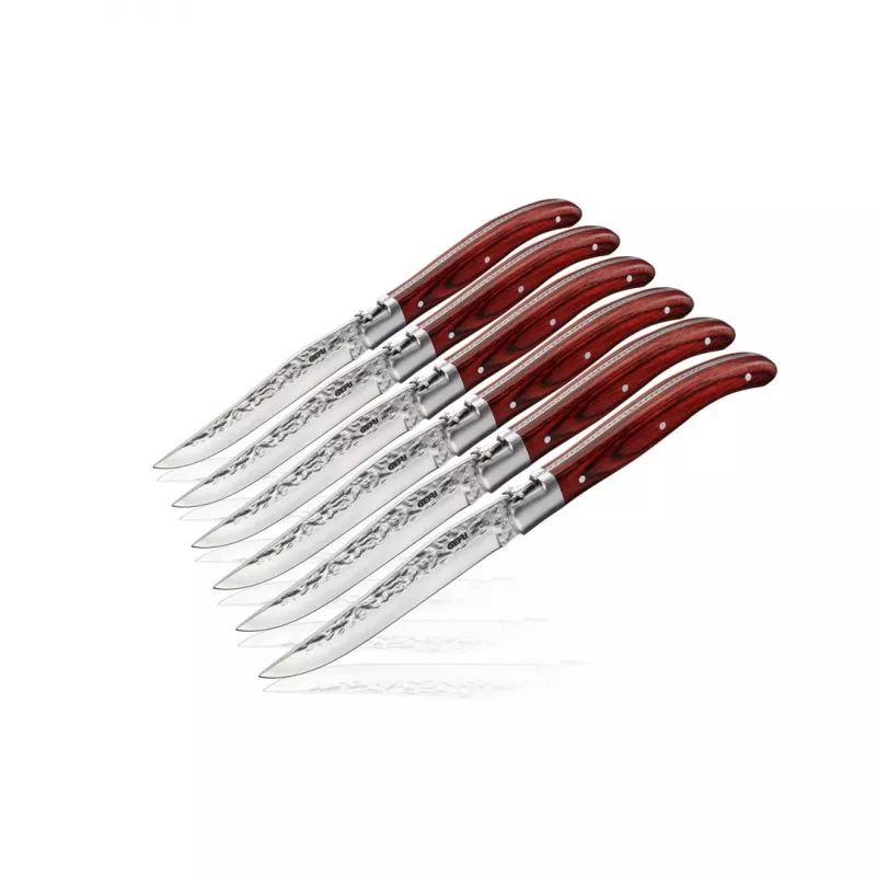 Conjunto com 6 facas de bife RANCHO