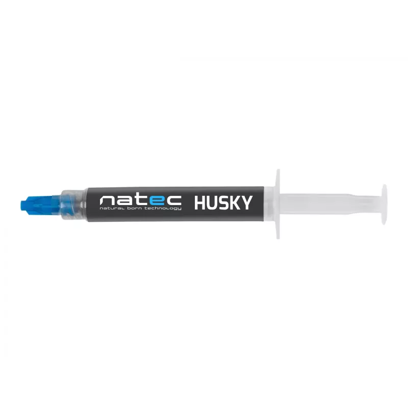 Pasta térmica NATEC Husky NPT-1324, condutividade térmica 4,63 W/m·K, volume 2 ml, densidade 2,5 g/cm³