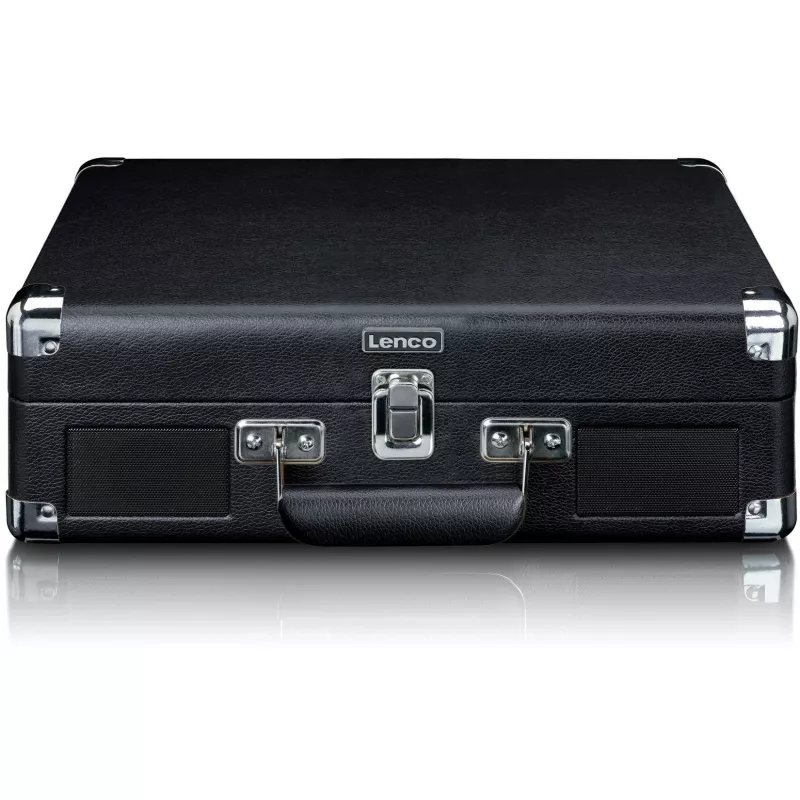 Lenco TT-115 gira-discos de correia, Bluetooth, USB-A, saída de auscultadores de 3,5 mm, 4 W RMS, 33/45/78 rpm, preto
