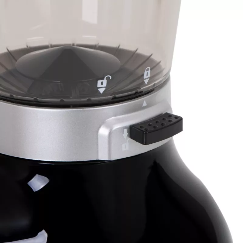 Moinho de café profissional, mós de aço, 31 definições de moagem, Café 90g/m, Adler, AD4450, 300, preto