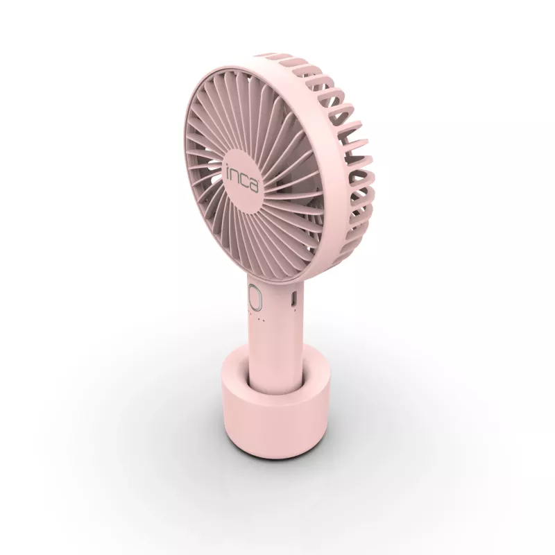 Ventilador nebulizador de mão Inca IMF-12P rosa