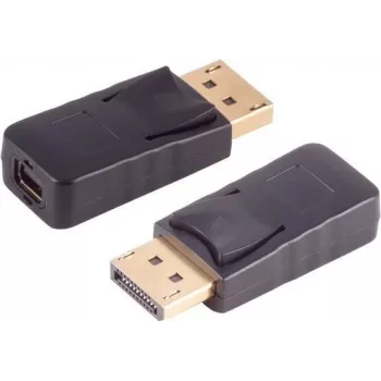 Adaptador DisplayPort ShiverPeaks 10-01030 — Mini DisplayPort para DisplayPort, suporta 4K