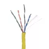 Cabo de rede LANBERG LCU6-10CC-0305-Y U/UTP Cat6 305 m amarelo, 23 AWG, 250 MHz