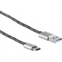 Cabo de carregamento ShiverPeaks 14-50070 – 3-em-1 USB, 1,2 m, vermelho