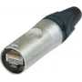 Neutrik RJ45 etherCON CAT6 A ficha, reta polos: 8P8C NE8MX6 níquel NE8MX6 1 unid. (NE8MX6)