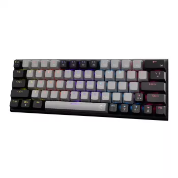 Teclado mecânico gaming White Shark WAKIZASHI-2 layout US cinzento-escuro com switches vermelhos