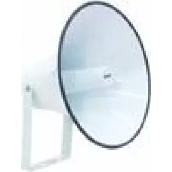 Altifalante de corneta Omnitronic EH-400 Branco — para exterior, montável na parede, resistente às intempéries