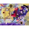 Conjunto de pintura Ravensburger CreArt ART Collection Canvas Edition Kandinsky – amarelo, vermelho, azul