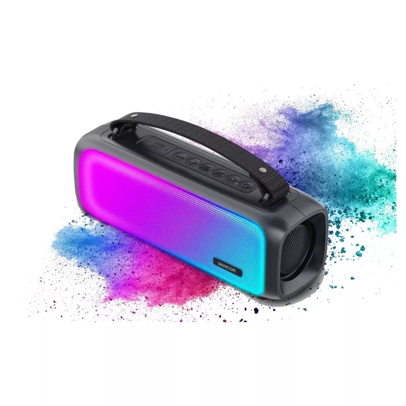 Sencor SSS 3000 KIDS coluna Bluetooth, 16 W, rádio FM, painel LED