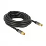Cabo coaxial RG-6/U DeLOCK 88925 5 m IEC preto