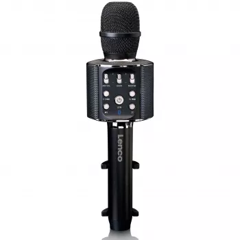 Microfone de karaoke LENCO BMC-090, preto