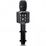 Microfone de karaoke LENCO BMC-090, preto