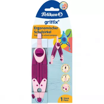 Pelikan Griffix Pink Caneta de tinta permanente 1 unid. Blister