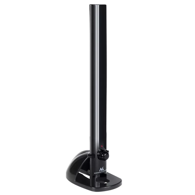 Maclean MCTV-930 antena de TV ativa para interior, DVB-T/T2, VHF/UHF/FM, filtro LTE, 28 dB, conector F, preta