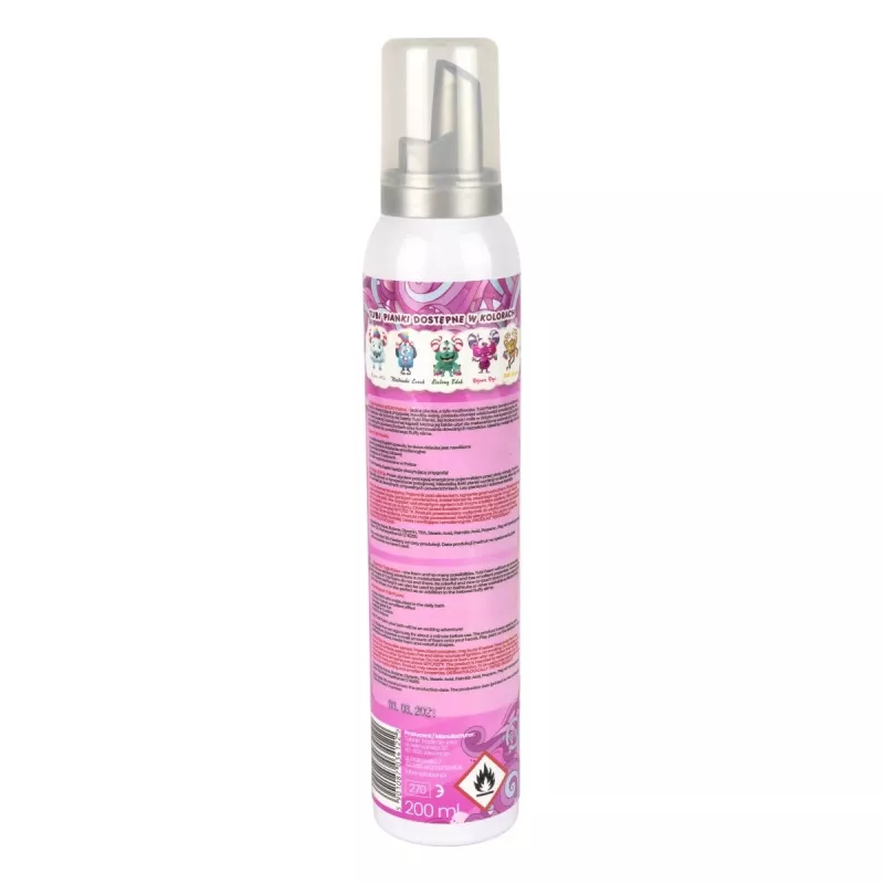 Brinquedo espuma de banho Tuban TUBI FOAM PINK 200 ml menino menina