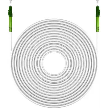 Goobay 59591 cabo de fibra ótica 25 m LC/APC FTTH OS2 branco (59591)