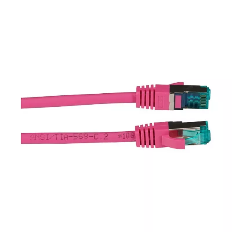 Cabo de patch RJ45 EFB-Elektronik Cat.6A S/FTP LSZH magenta 2m fabricante: EFB Elektronik (MK6001.2MA)