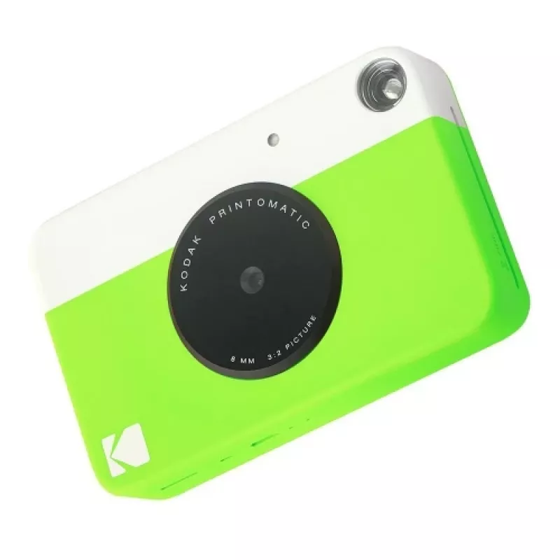 Máquina fotográfica instantânea Kodak PRINTOMATIC, 2x3 polegadas, Verde