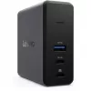 Lenovo X9 Charging GaN Dock com fios USB 3.2 Gen 2 (3.1 Gen 2) Type-C cinzento