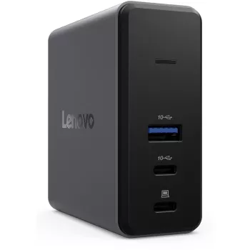 Lenovo X9 Charging GaN Dock com fios USB 3.2 Gen 2 (3.1 Gen 2) Type-C cinzento