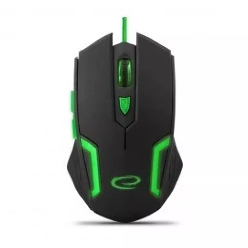 Rato Esperanza MX205 Fighter gaming para destros USB Type-A ótico 2400 DPI