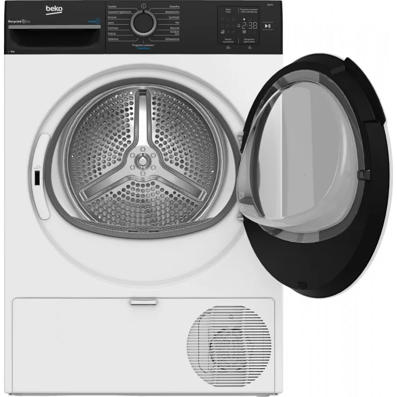 Máquina de secar roupa BEKO BM3T3823WBW modelo slim