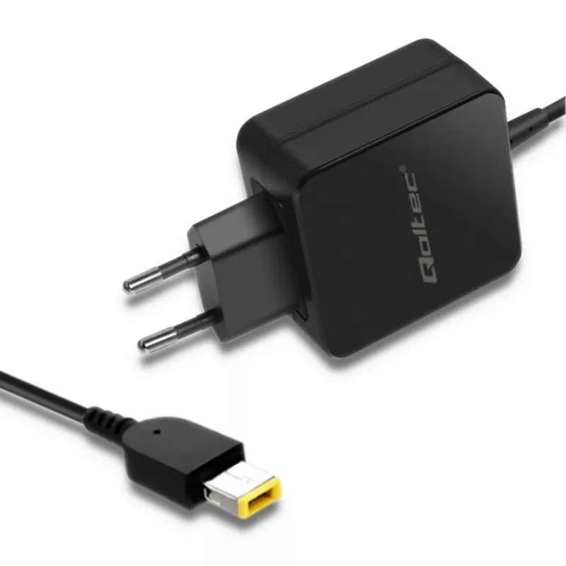 Fonte de alimentação QOLTEC 51766 65W AC/DC 20V 3,25A para IBM/Lenovo, preto, cabo de 1,75 m
