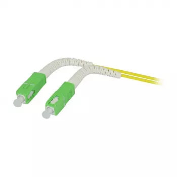 Synergy 21 Cabo de patch de fibra ótica 1 fibra 2 m SC(APC)-SC(APC) - 9/125 µ - OS2 - G657A2 - AD=2 mm - bainha flexível de proteção contra dobras (S215713)