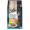 Alimento húmido Sheba Mini Fish Dishes in Sauce Fresh & Fine 6 x 50 g – alimento húmido, 6x50 g saquetas, 84 % de humidade, 7,9 % de proteína