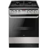 Fogão elétrico-gás AMICA 58468 com 4 bicos, aço inoxidável, classe energética A