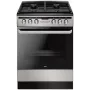 Fogão elétrico-gás AMICA 58468 com 4 bicos, aço inoxidável, classe energética A