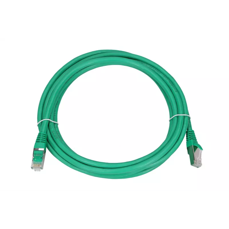 Cabo de rede Extralink LAN cabo de patch Cat.6 RJ-45 Cat6 3 m verde
