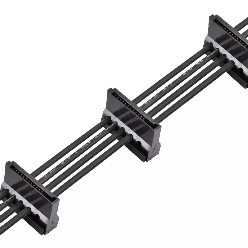 SilverStone SST-CP06-E4 cabo divisor de alimentação SATA, 1x 15 pinos para 4x 15 pinos