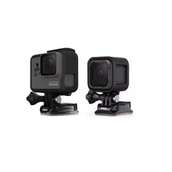 Suportes adesivos curvos + planos GoPro - Sistema de suporte - Montagem adesiva - para HD HERO, HERO+ LCD, HERO3, HERO4 Session, HERO6 Black, HERO7 Black, Silver, White