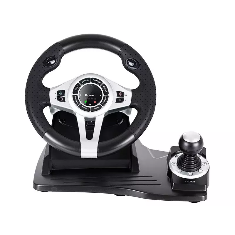 Tracer TRAJOY46524 Comando de jogos Preto Volante + Pedais PlayStation 4, Playstation 3