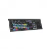 Logickeyboard ASTRA 2 teclado DaVinci Resolve para Mac, tamanho completo, USB com fio, mecanismo de tesoura, QWERTZ alemão, preto