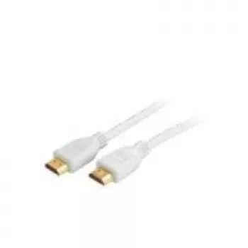 shiverpeaks BASIC-S Cabo HDMI, conector macho A – conector macho A, 5,0 m, contactos banhados a ouro, para qualidade Full-HD (4096 x 2160) (BS77475-W)