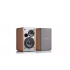 Sistema de altifalantes ativos de estante Edifier R1280T com controlo remoto e entradas RCA duplas - Brown Wood
