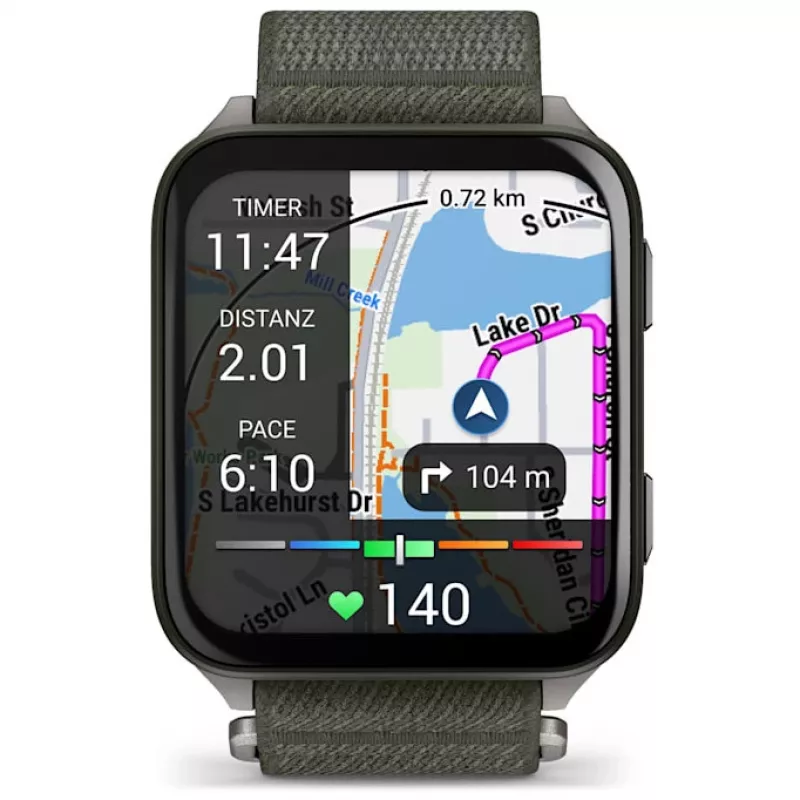 Garmin Venu X1 010-02980-03 smartwatch, verde-musgo