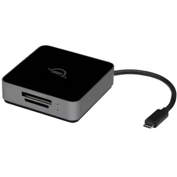 Other World Computing OWC Atlas – Leitor de cartões (SDXC UHS-II, CFexpress tipo B) – USB-C 3.2 Gen 2 (OWCTCCFXBSDRDR)